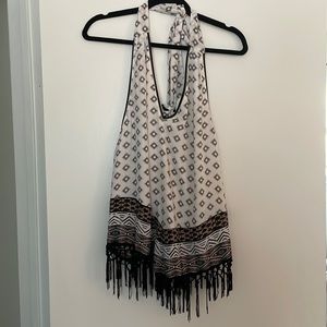 Fringe Halter Top